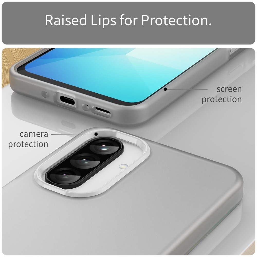 Candys matt zselés tok Samsung Galaxy A26 5G - fehér