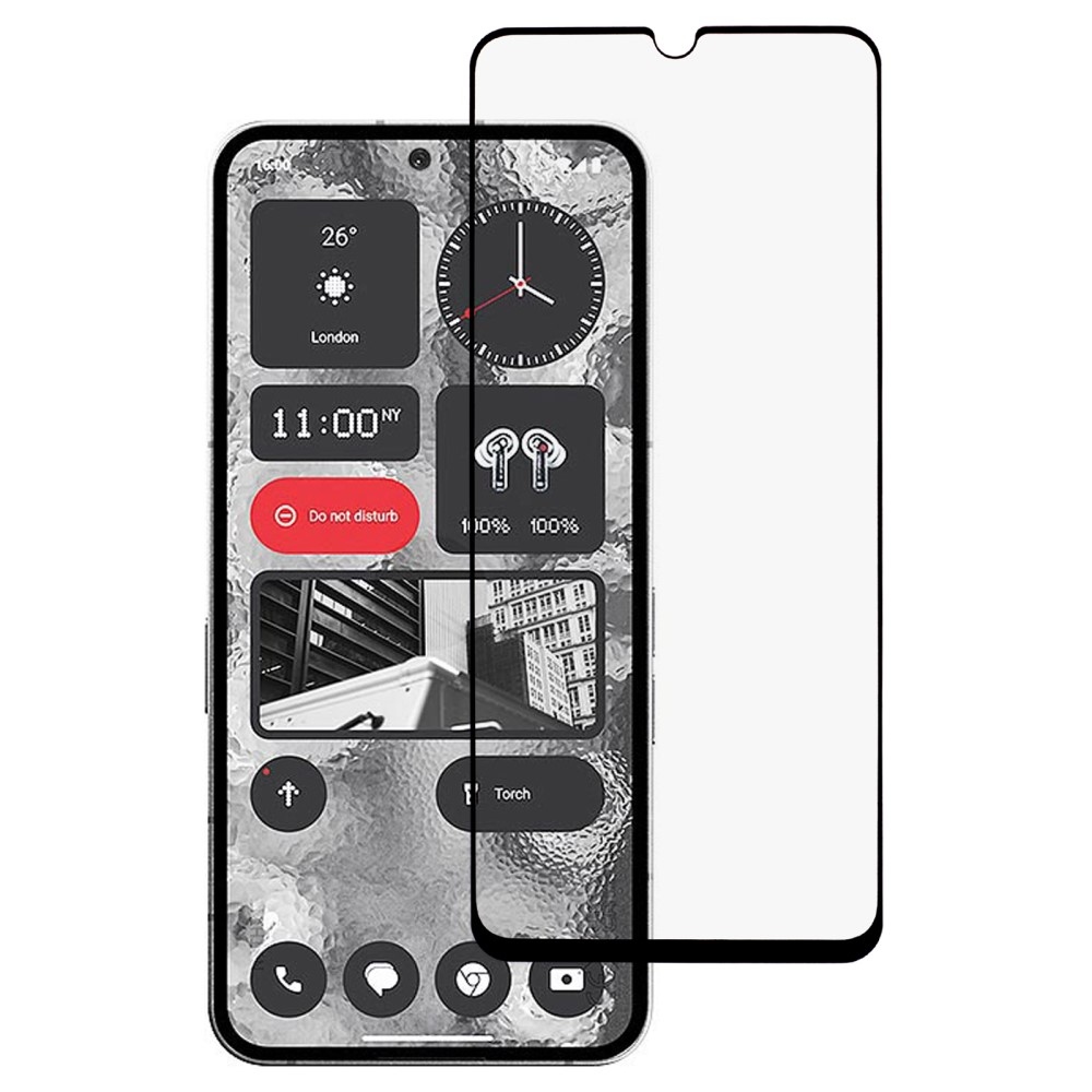 2,5D teljes képernyős edzett üveg a T-Mobile T Phone 2 készüléken