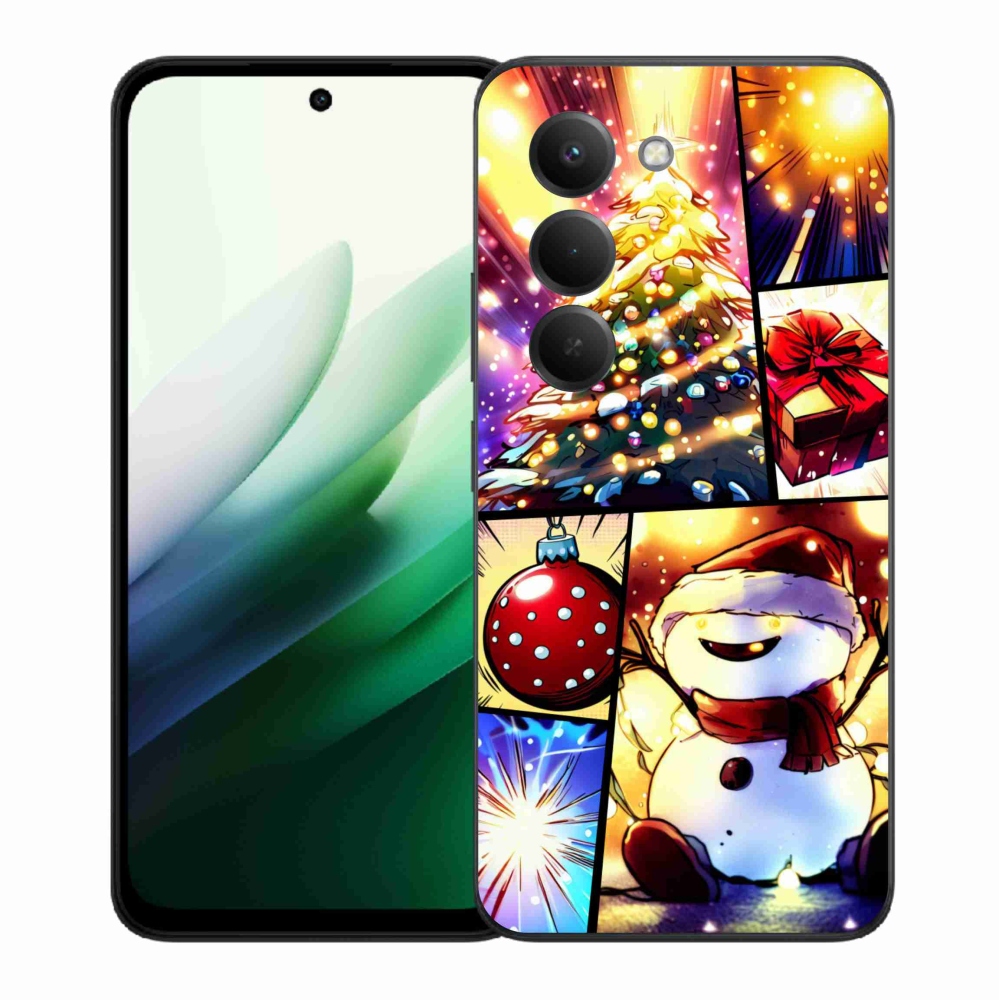 Gél borító mmCase a Xiaomi Redmi 15 5G-hez - karácsonyi motívumok 1