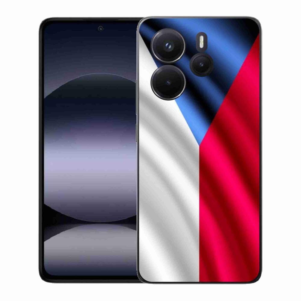 Gél borítás mmCase a Xiaomi Redmi Note 14-hez - cseh zászló