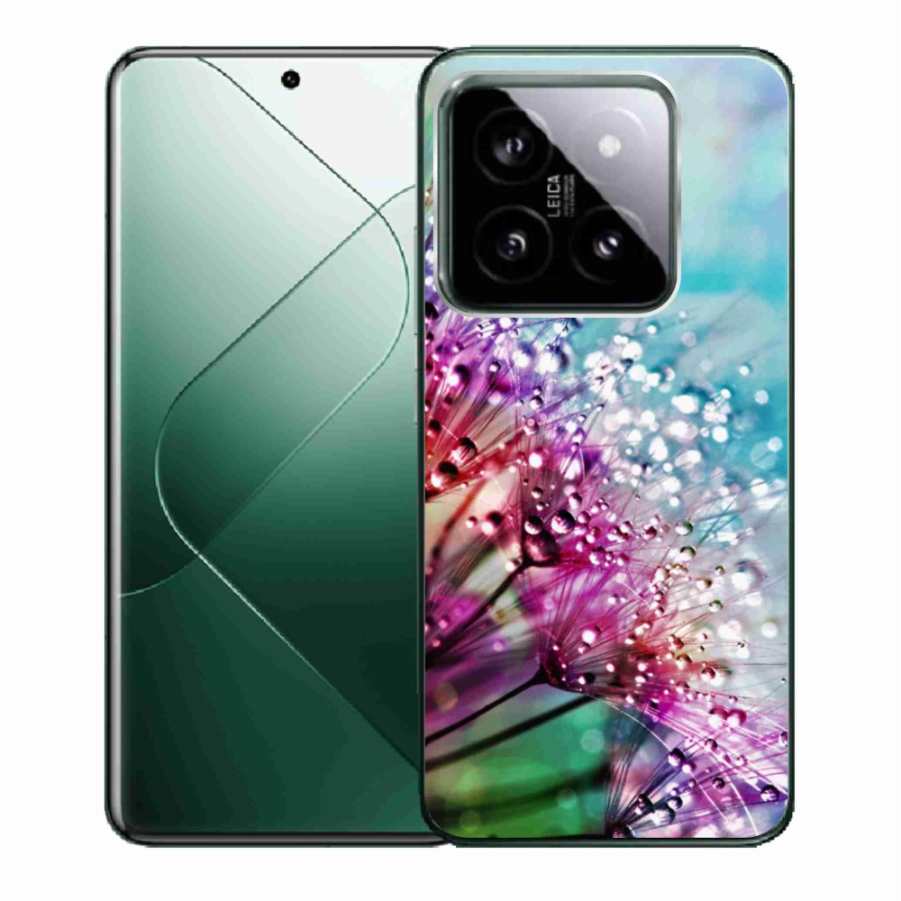 Gél borító mmCase a Xiaomi 14 - színes virágokhoz