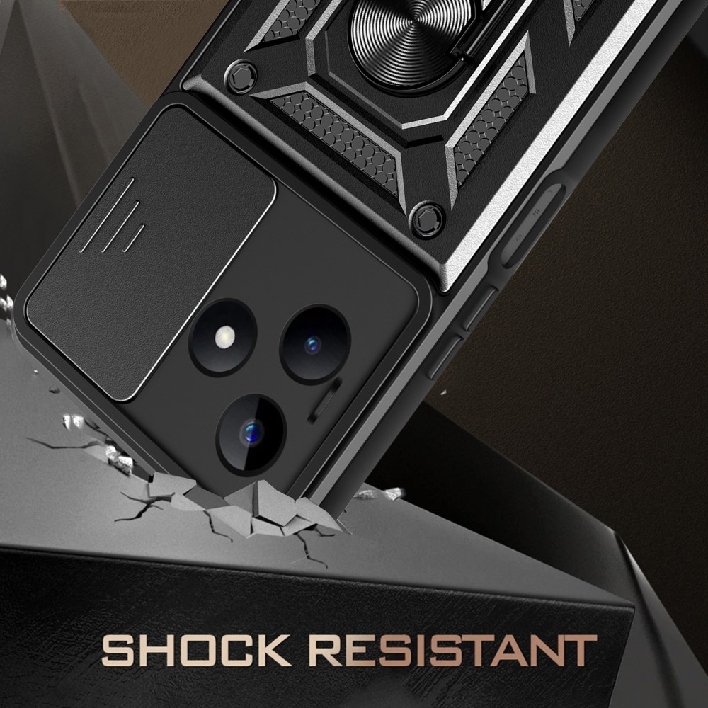 Csúszásálló borítás a Realme C51/C53 készülékhez - fekete