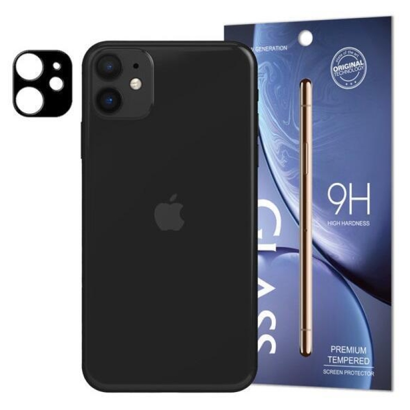 9H edzett üvegből készült kamera lencse az iPhone 11 készüléken