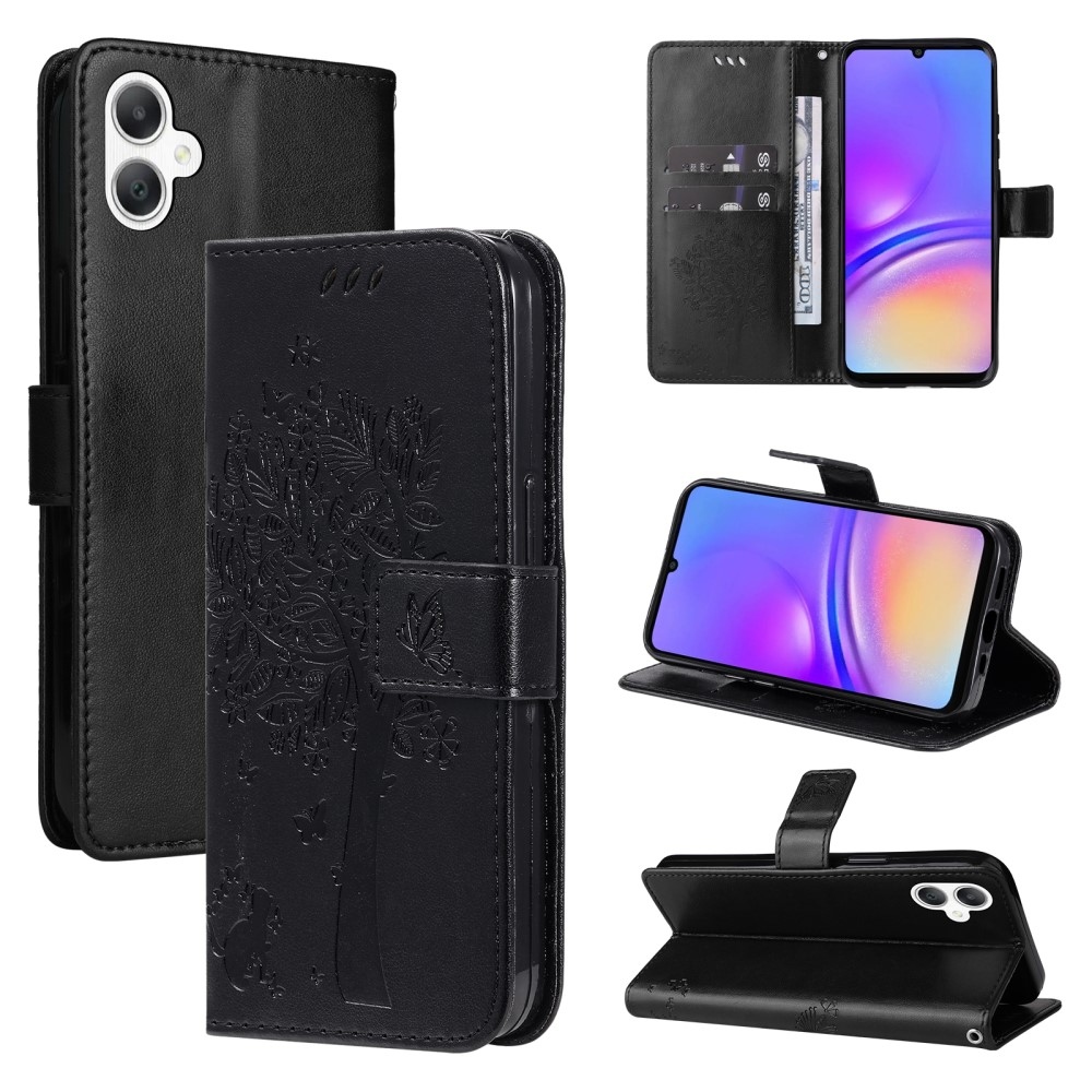 Fák könyve tok Samsung Galaxy A06 4G - fekete