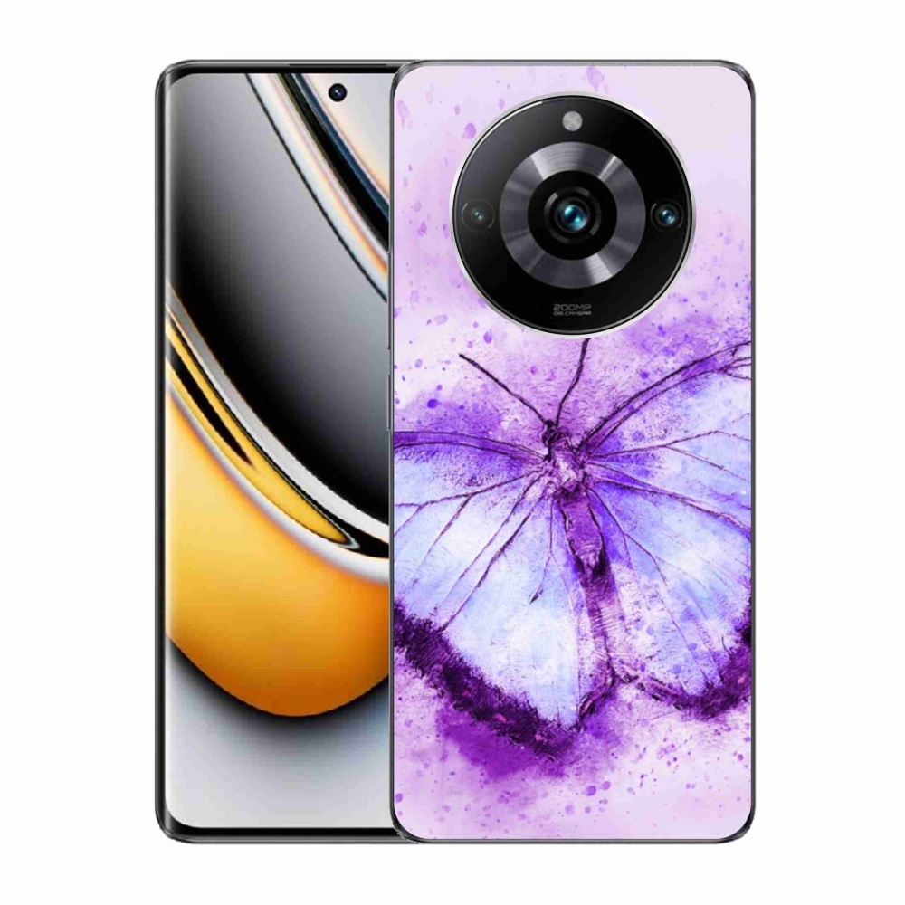 Zselés borítás mmCase a Realme 11 Pro/11 Pro+ készülékhez - lila pillangó