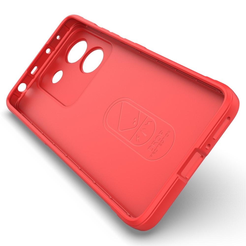 Rugg tartós zselés tok Xiaomi Poco M7 Pro 5G - piros