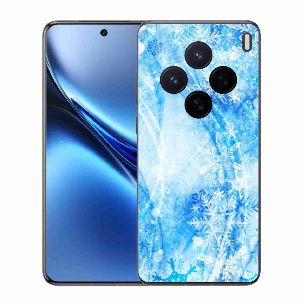 Zselés borítás mmCase a Vivo X200 5G készülékhez - hópelyhek