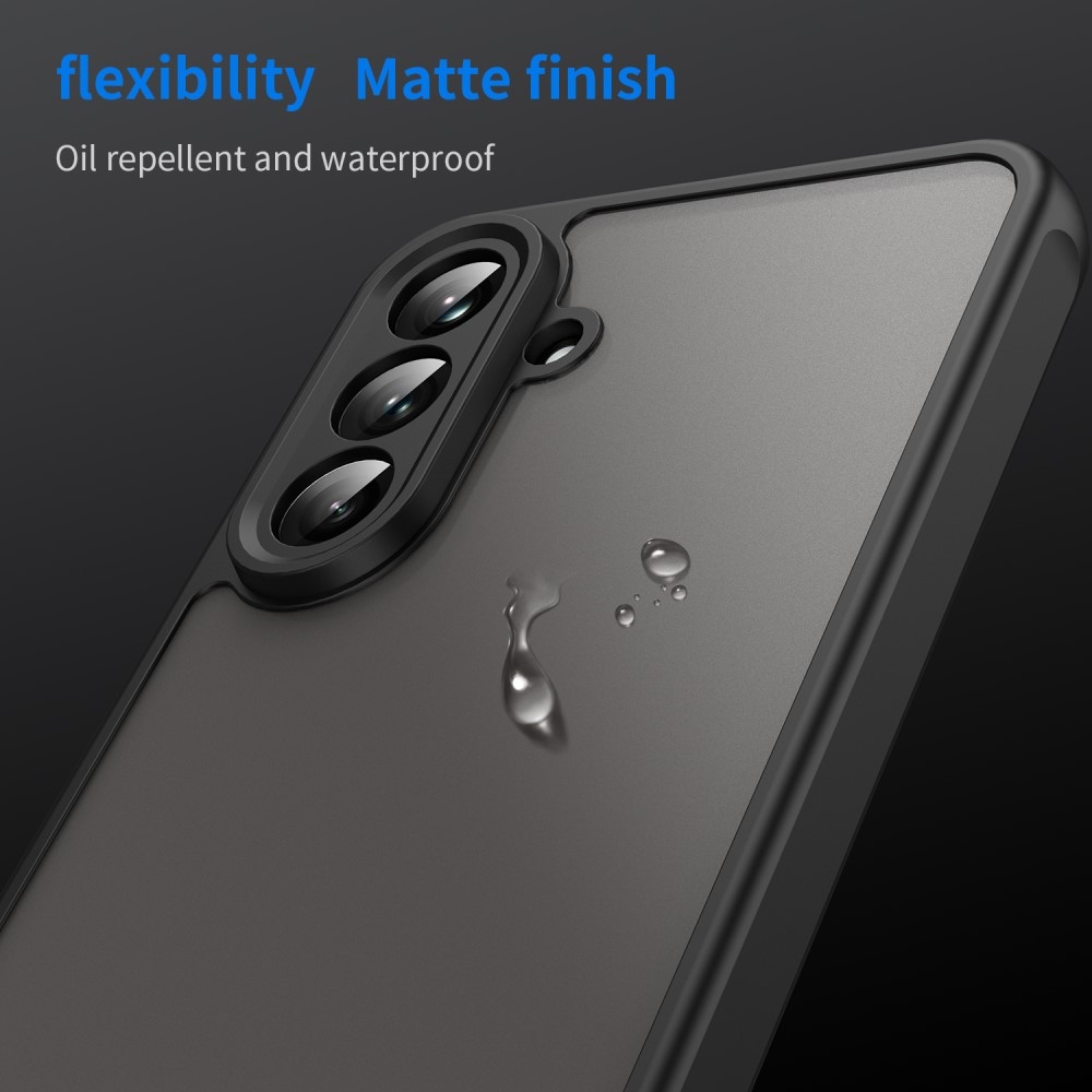 Zselés tok kemény hátlappal Samsung Galaxy A56 5G - fekete