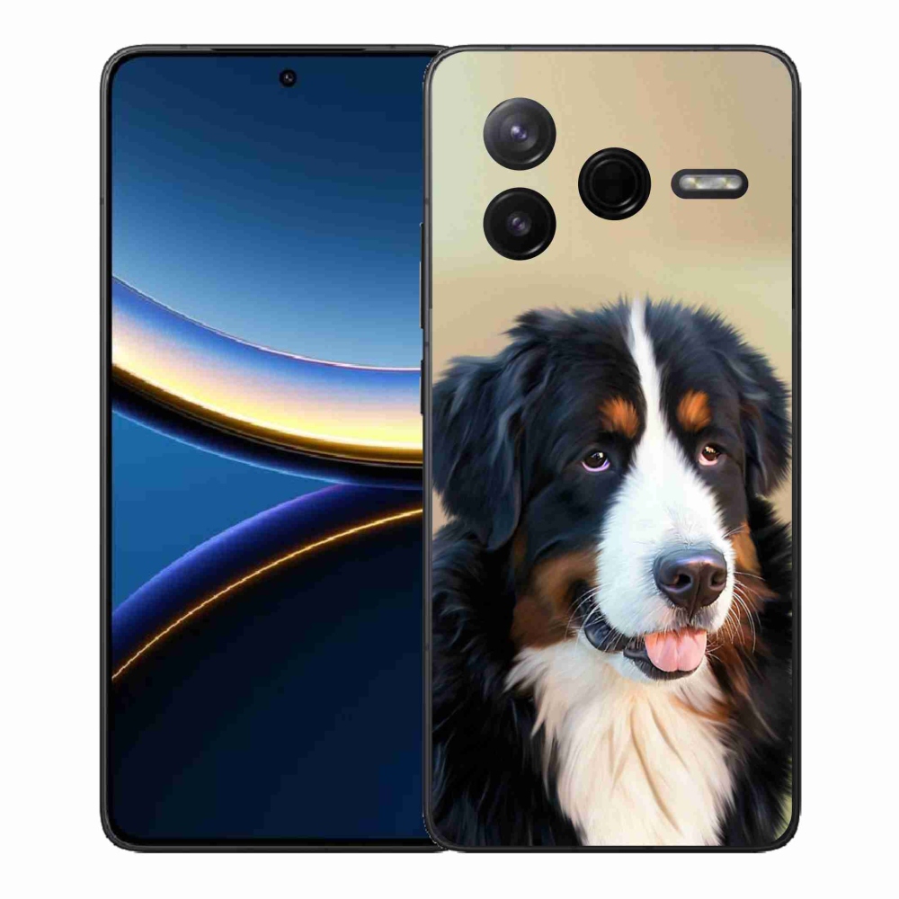Gél borítás mmCase a Xiaomi Poco F7 Pro számára - Berni hegyi kutya