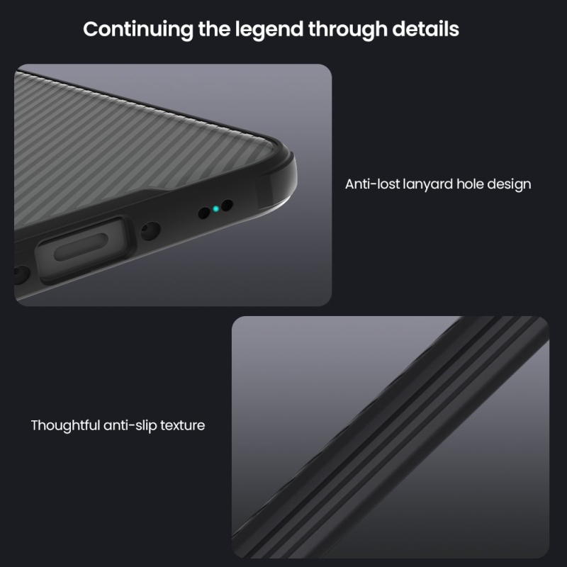 Nillkin CamShield PRO hátlap Samsung Galaxy A37 átlátszó fekete