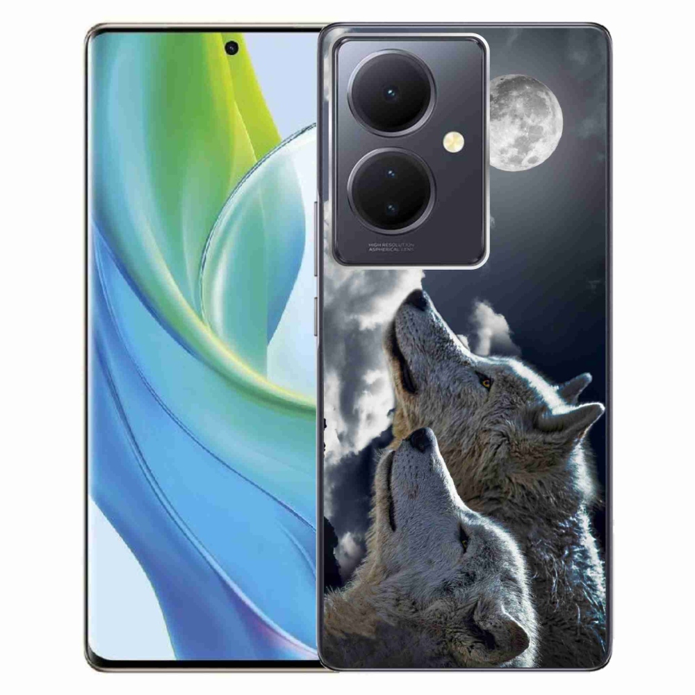 Gél borítás mmCase a Vivo V29 Lite 5G készülékhez - farkasok