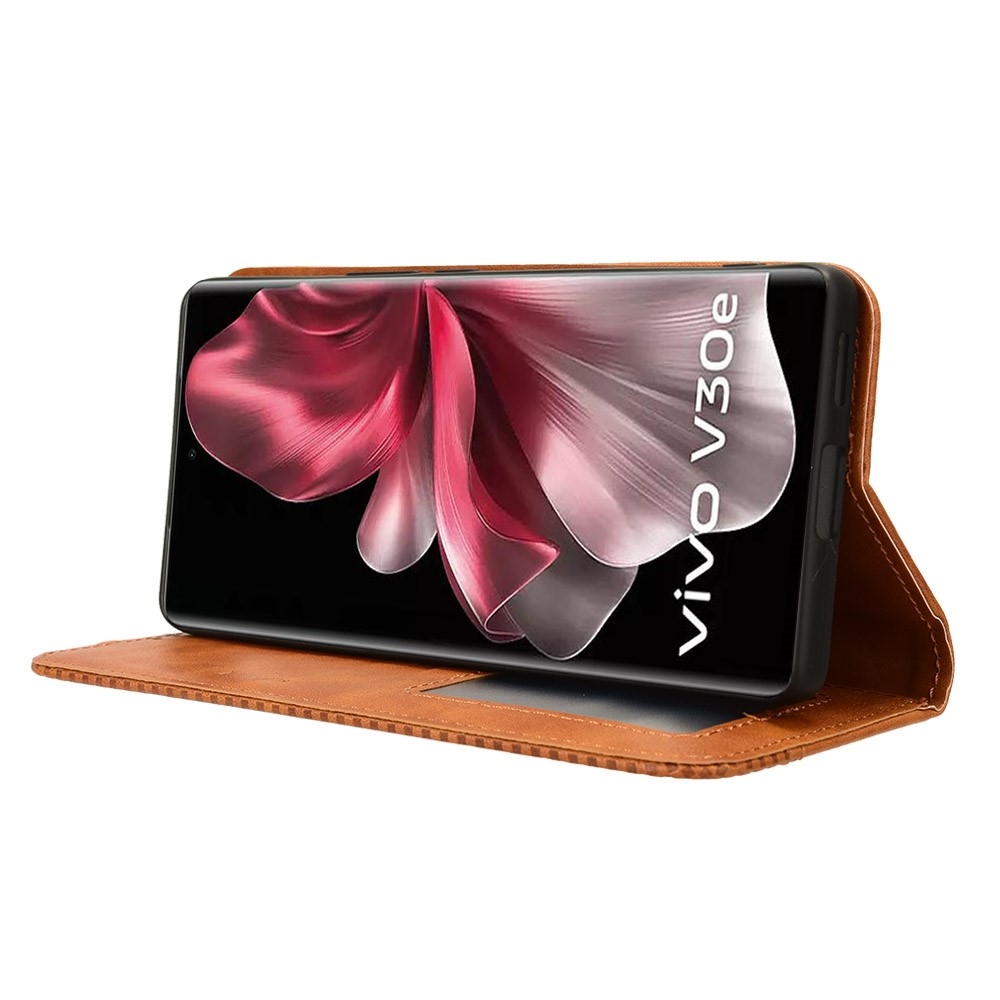 Több könyv tok a Vivo V40 Lite 5G-hez - barna