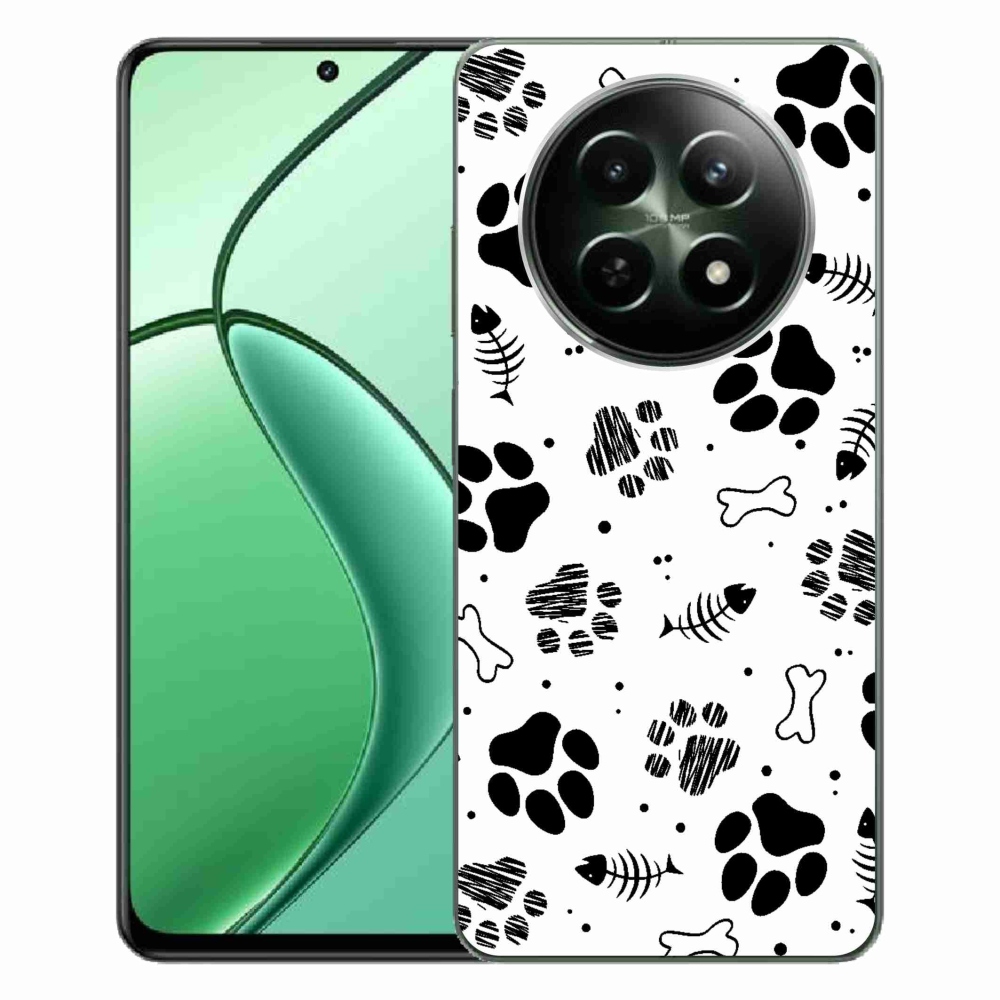 Zselés borítás mmCase a Realme 12 5G/12x 5G - kutyamancsok 1