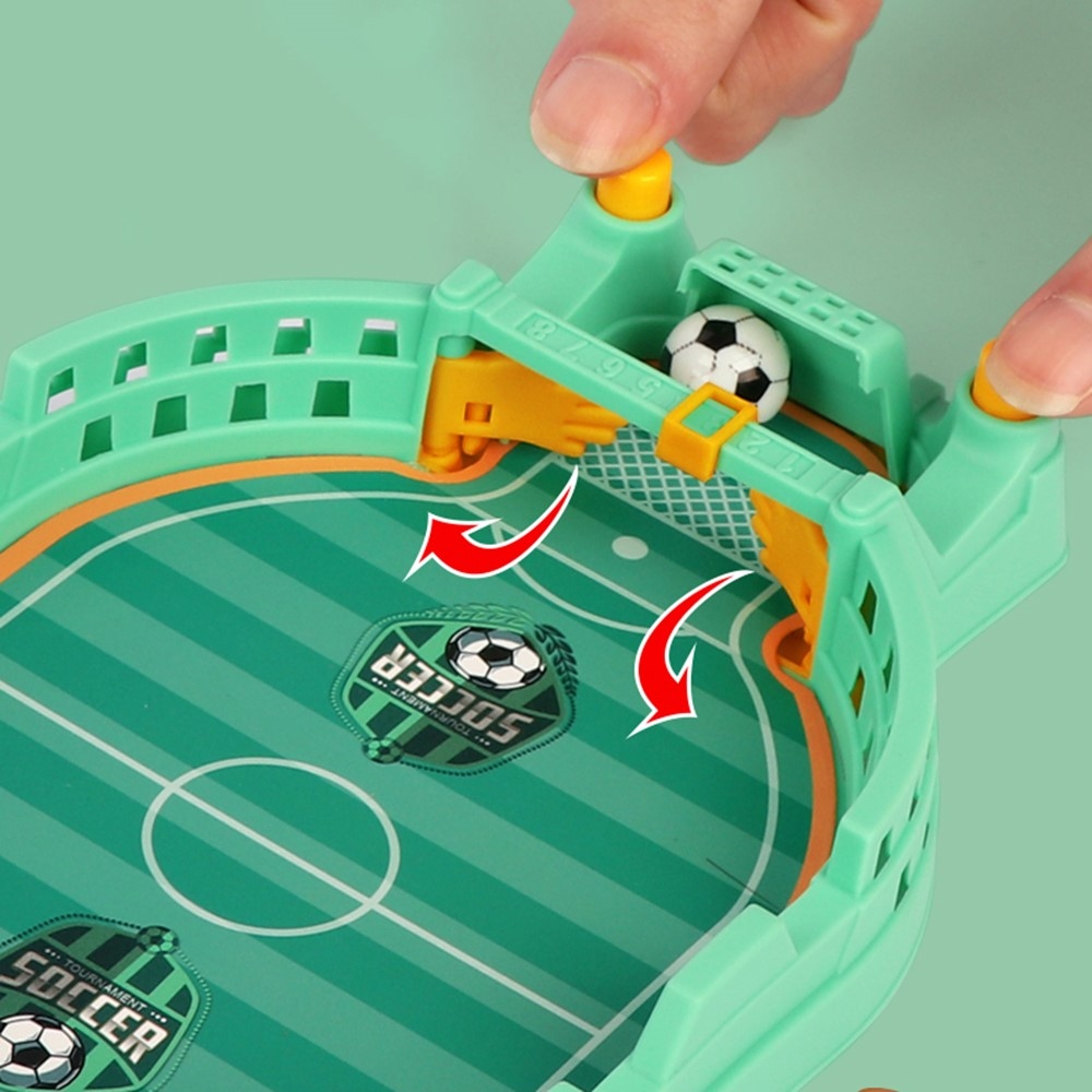 Két játékos számára alkalmas csocsópálya – zöld