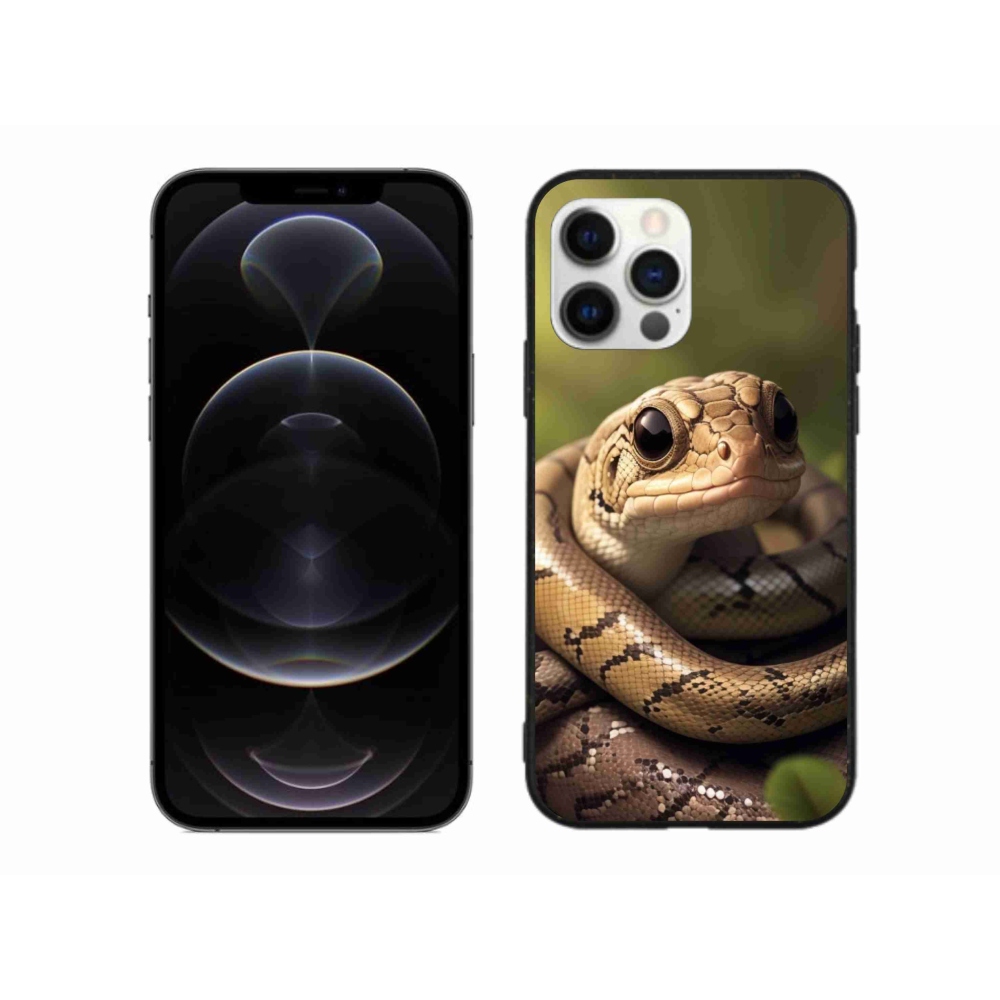 Zselés borítás mmCase iPhone 12 Pro Max készülékhez - kígyó 1