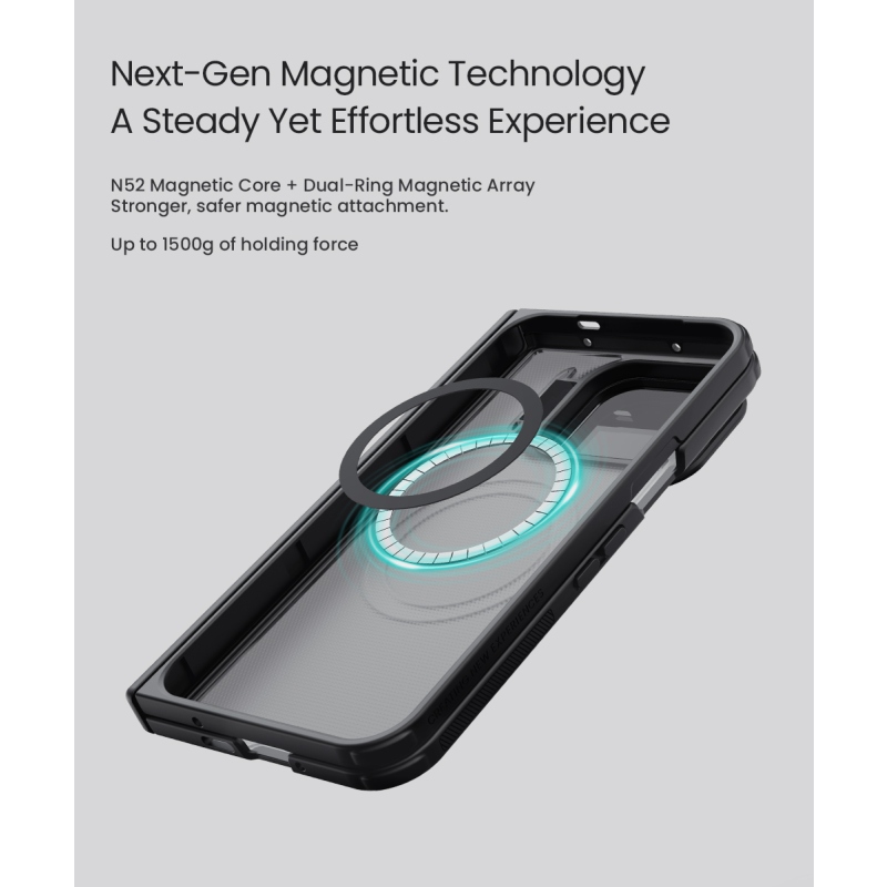 Nillkin Super Frosted Prop mágneses hátlap a Google Pixel 11 Pro Fold készülékhez – fekete