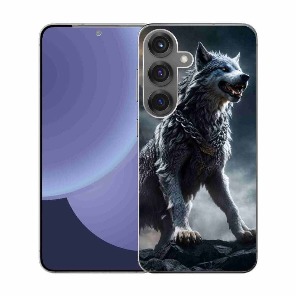 Zselés borítás mmCase Samsung Galaxy S25 - farkas 1