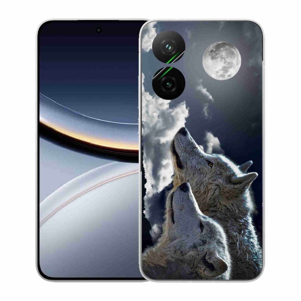 Gél borítás mmCase a Xiaomi Poco F7 5G-hez - farkasok
