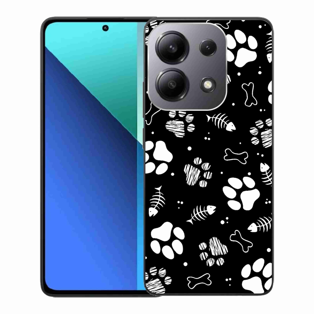 Gél borítás mmCase a Xiaomi Redmi Note 13-hoz - kutyamancsok