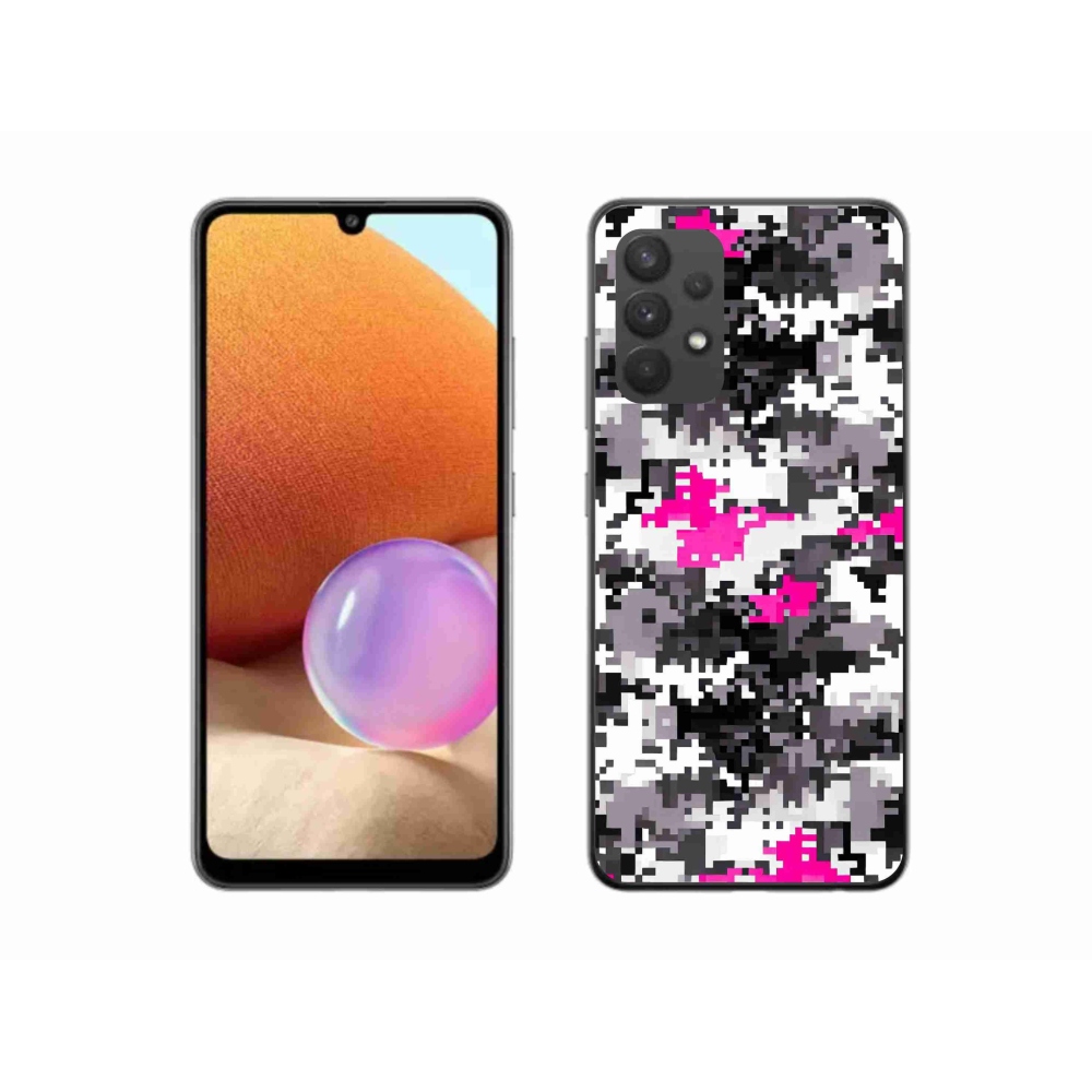 Zselés borítás mmCase Samsung Galaxy A32 4G - terepszínű mintázat 4