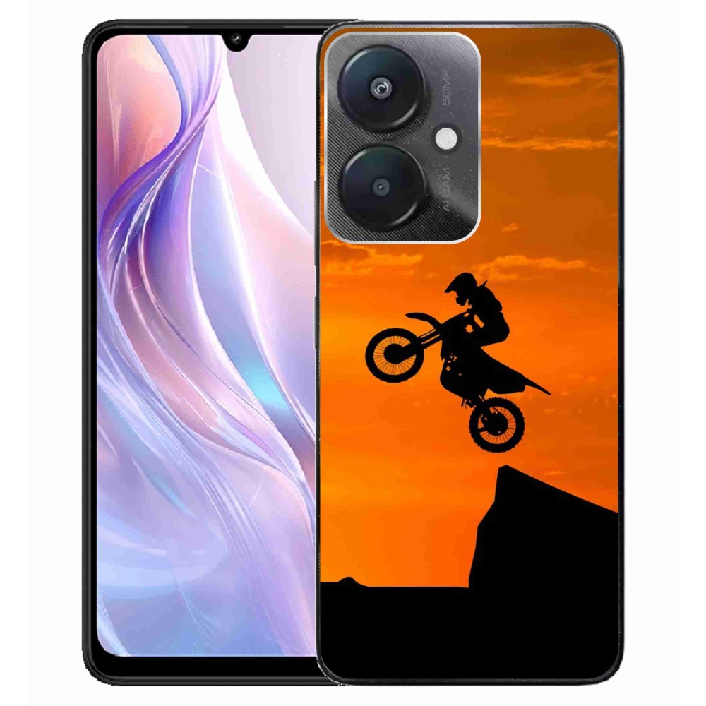 Gél borítás mmCase a Xiaomi Redmi 13C 5G számára - motocross