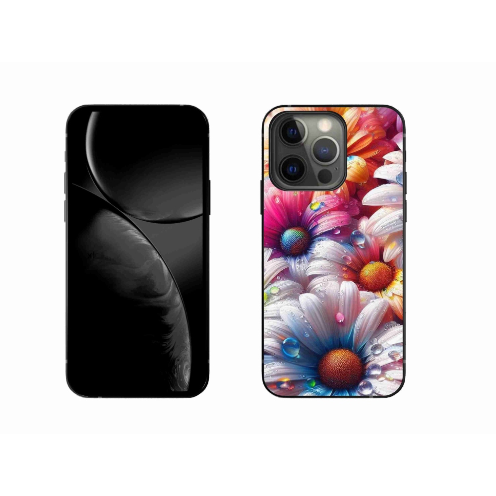 Zselés borítás mmCase iPhone 13 Pro 6.1 készülékhez - színes margaréták