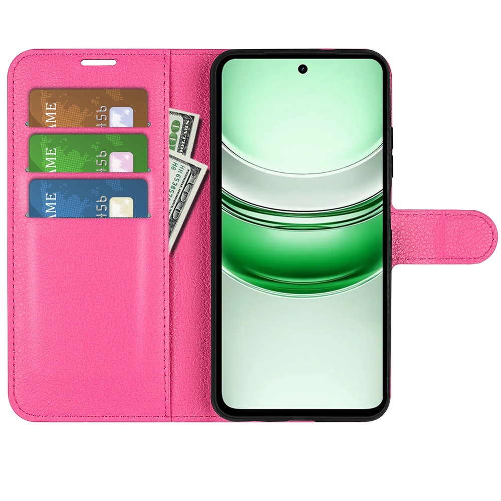 Litchi könyvtáska a Realme C71-hez - rózsaszínű