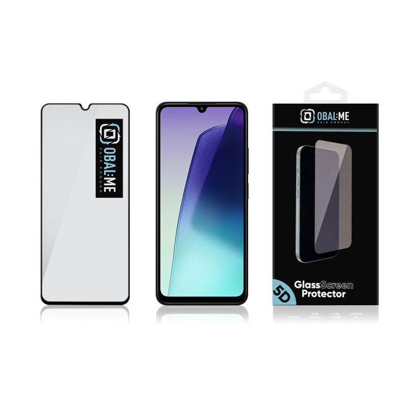 CSOMAG:ME 5D edzett üveg Xiaomi Redmi 14C 4G/Poco C75 Fekete