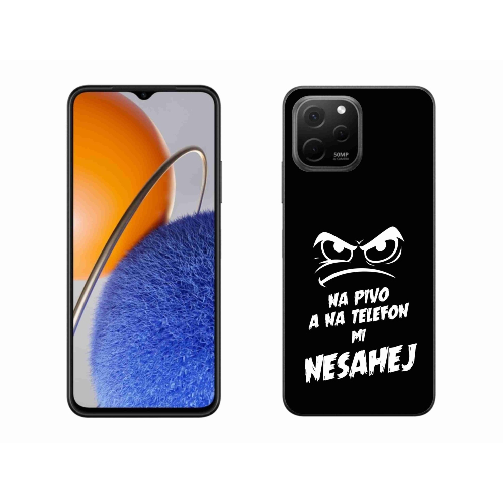 Gél borítás mmCase a Huawei Nova Y61 készülékhez - sör motívum 2 fekete háttér