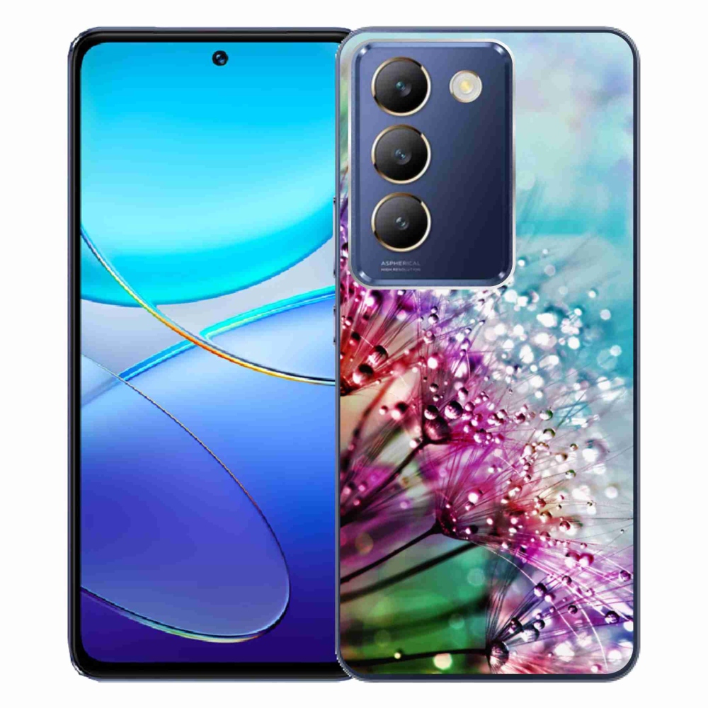 Gél borítás mmCase a Vivo V40 SE 4G/5G készülékhez - színes virágok