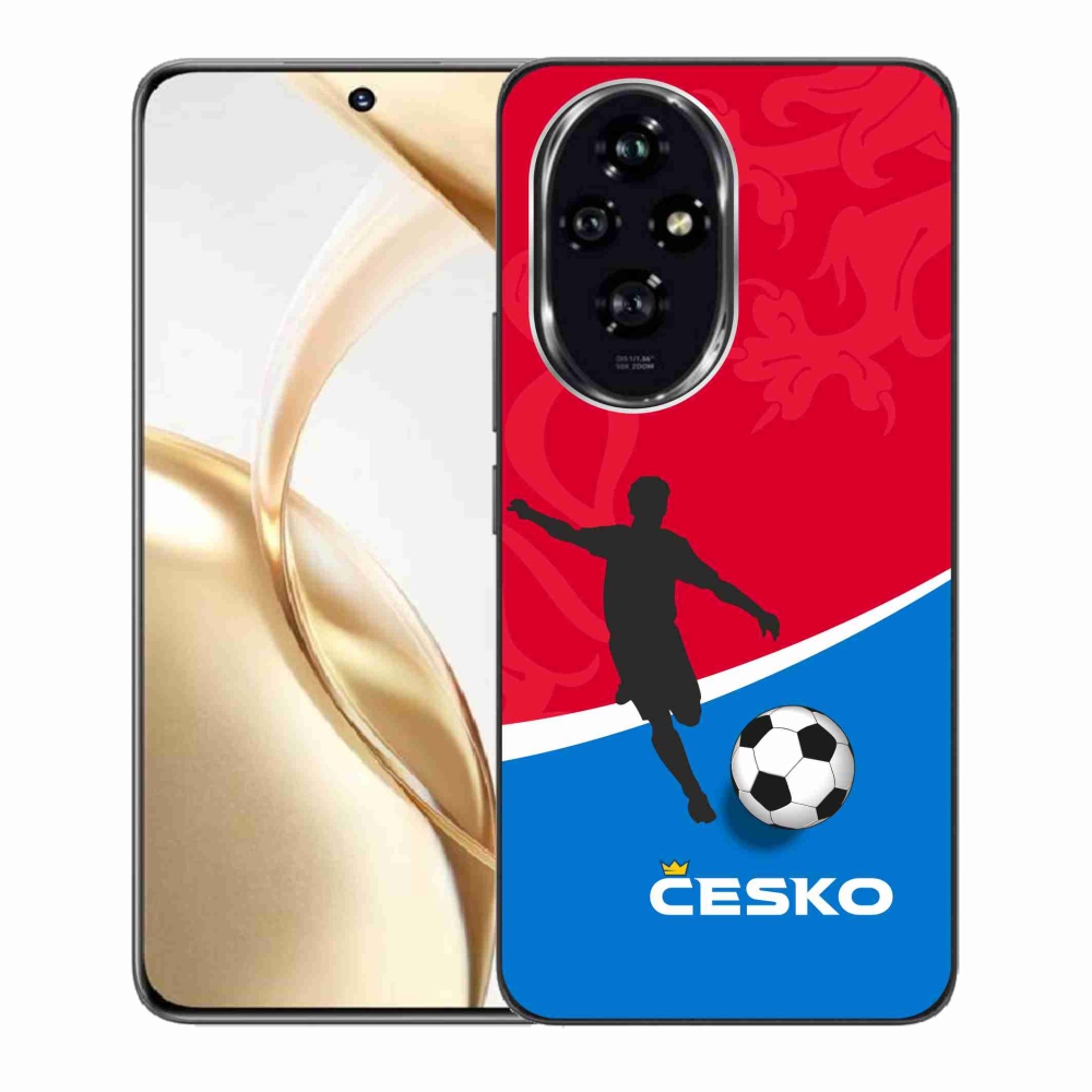 Zselés borítás mmCase a Honor 200 5G készülékhez - futball Csehország