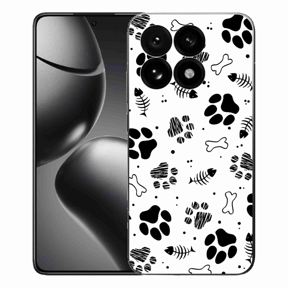 Gél borítás mmCase a Xiaomi 15T-hez - kutyamancsok 1