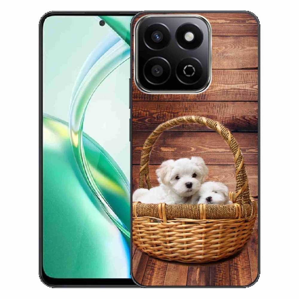 Zselés borító mmCase a Honor 200 Smart 5G készülékhez - kölyökkutyák