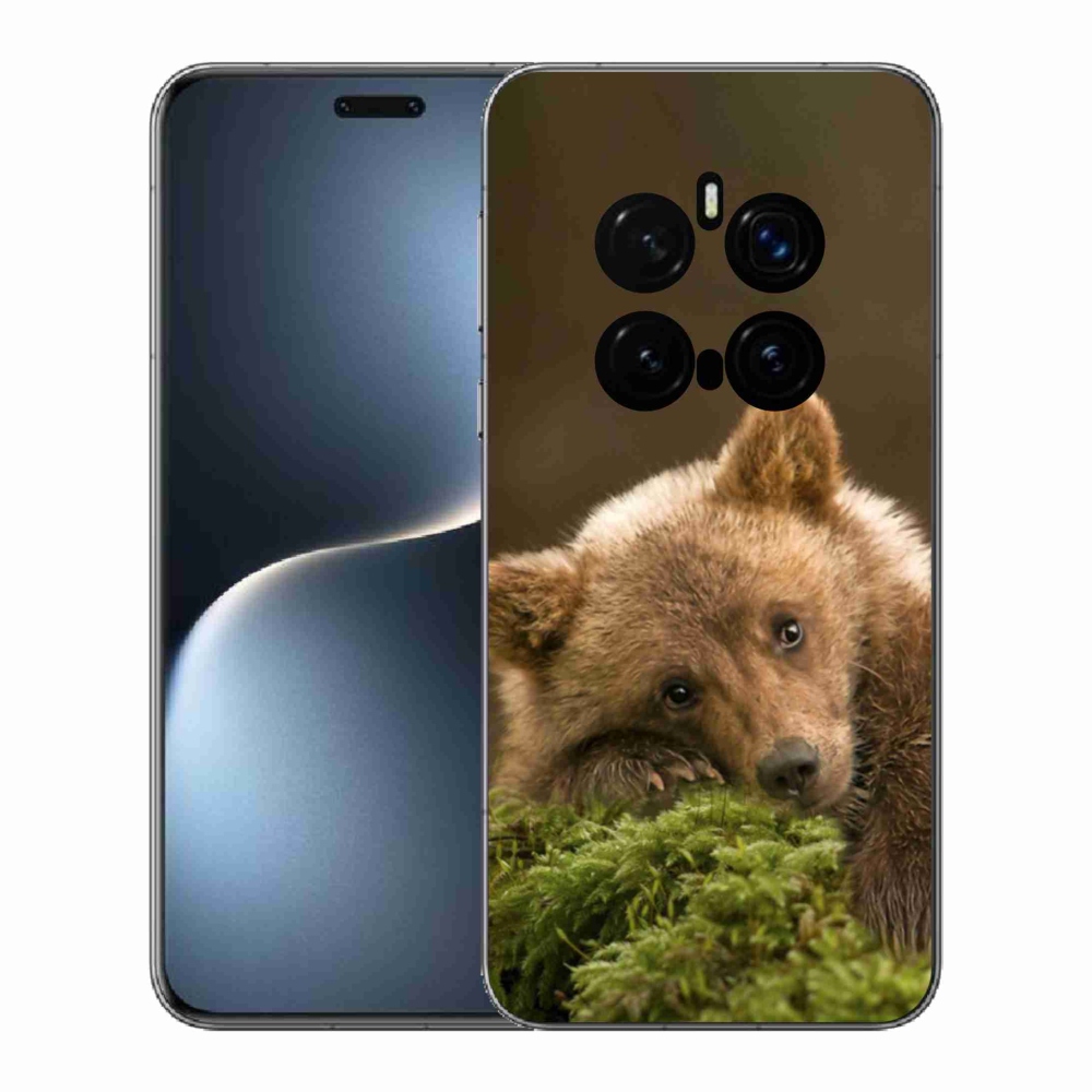 Zselés borítás mmCase a Honor Magic 7 Pro 5G számára - medve