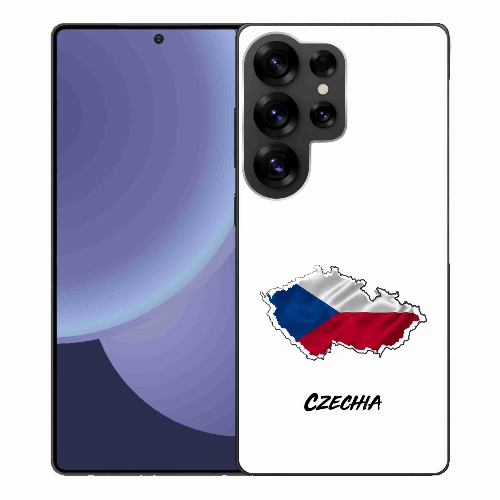 Gél borító mmCase Samsung Galaxy S25 Ultra - Csehország fehér háttérrel