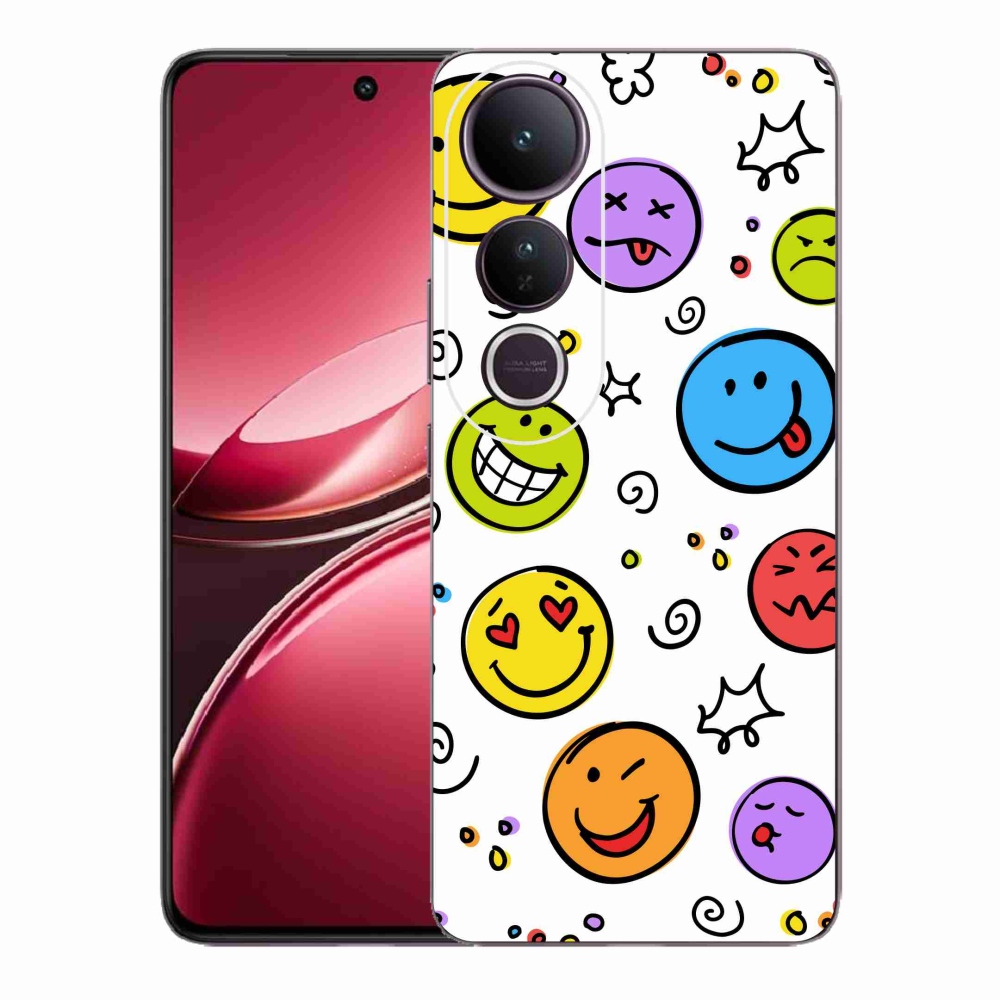 Gél borító mmCase a Vivo V50 Lite 4G/5G készülékhez - smiley-k