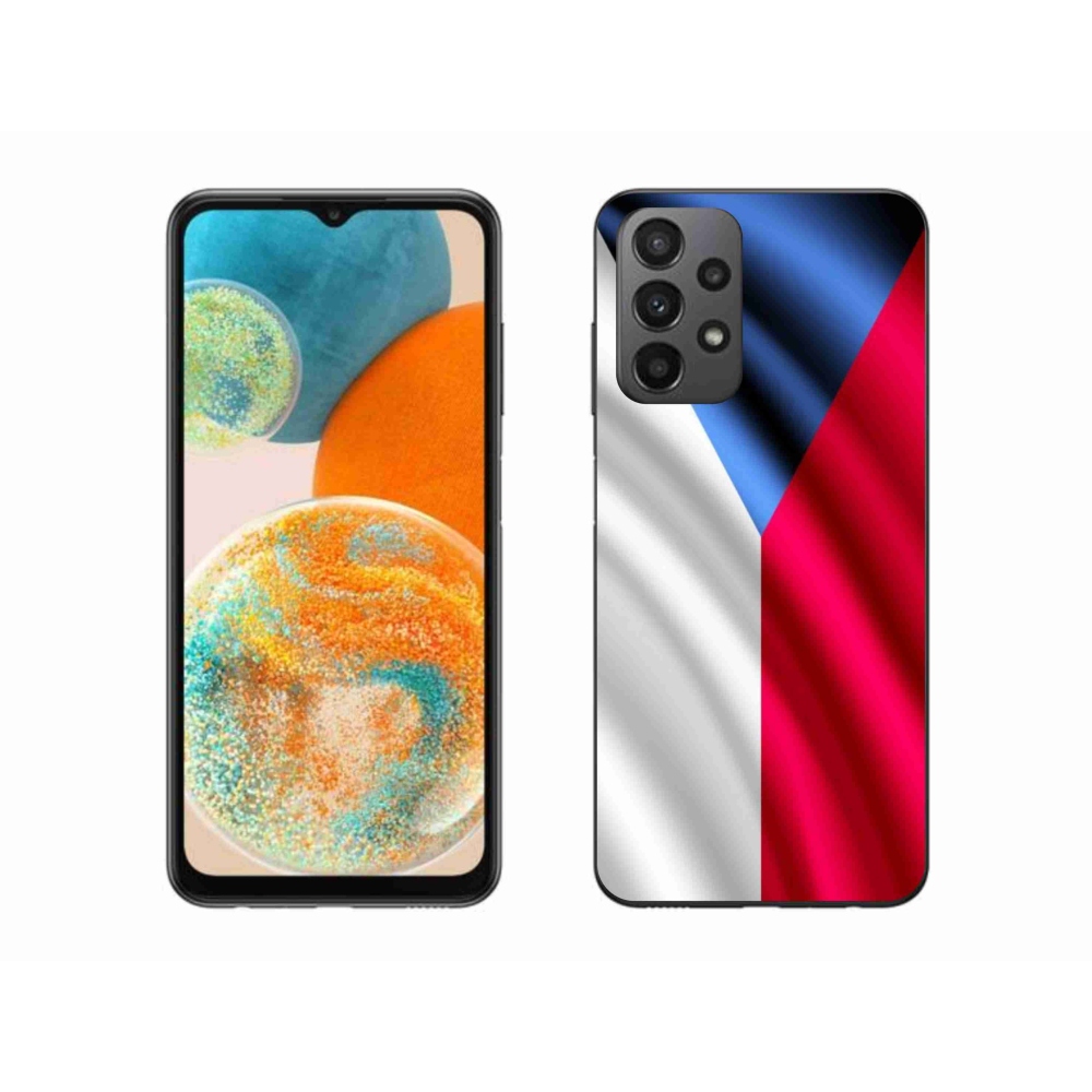 Gél borítás mmCase Samsung Galaxy A23 4G/5G - cseh zászlóhoz