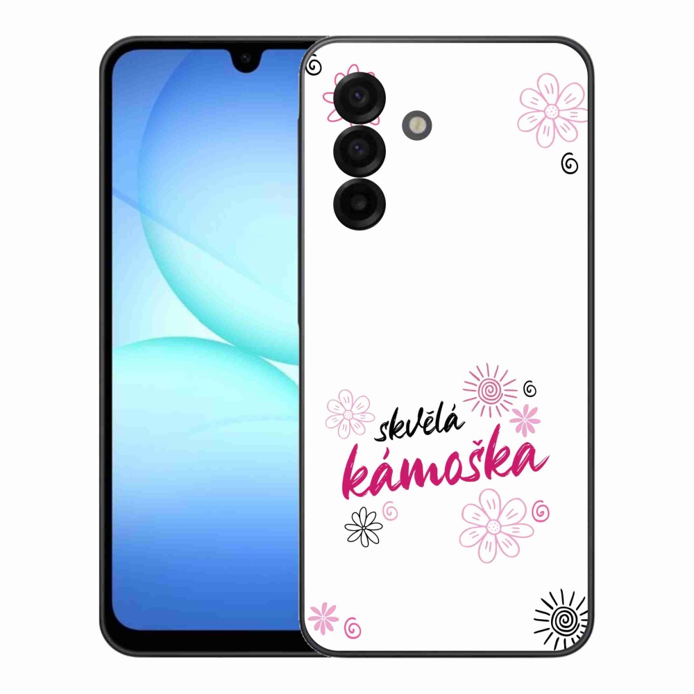 Gél borítás mmCase Samsung Galaxy A17 4G/5G - nagyszerű haver fehér háttérrel