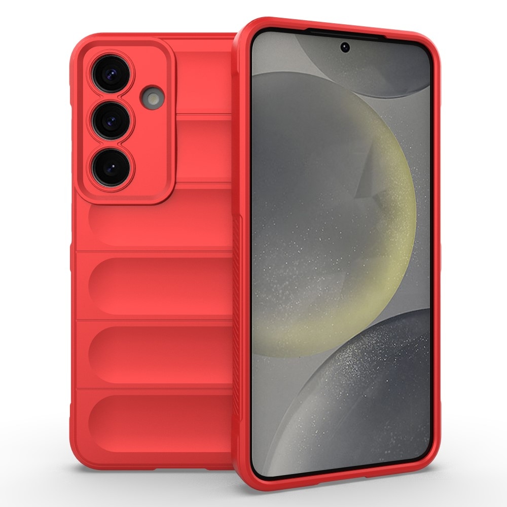 Rugg tartós zselés tok Samsung Galaxy S25+ készülékhez - piros