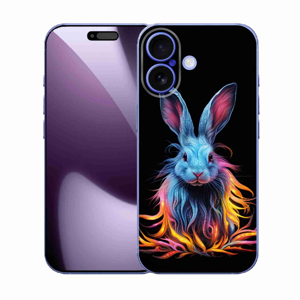 Gél borítás mmCase iPhone 17 készülékhez - absztrakt nyúl