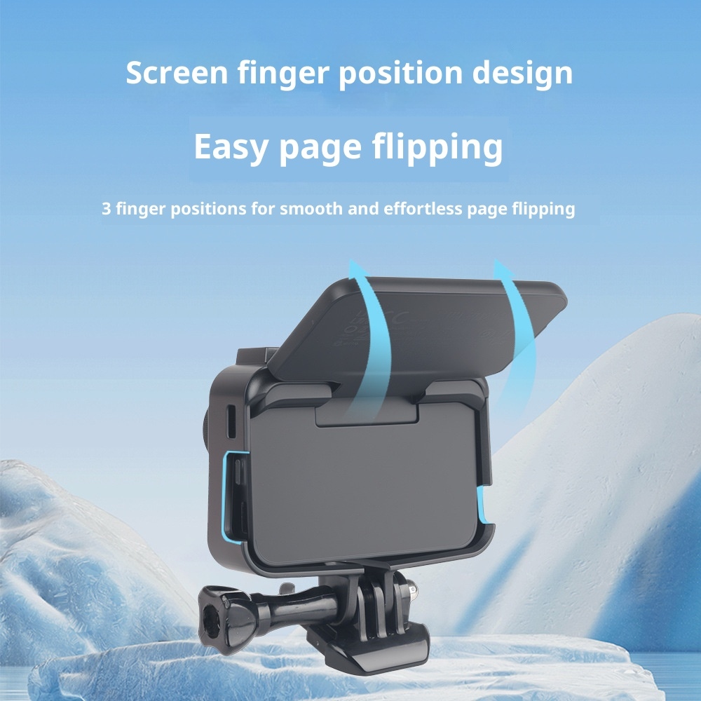 Könnyű védőkeret gyorskioldó talppal Insta360 GO Ultra készülékhez