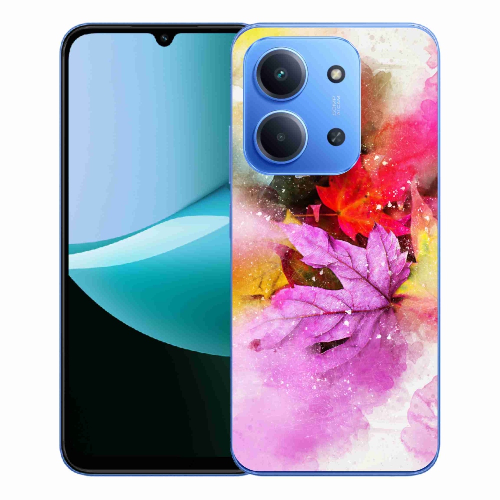 Gél borítás mmCase a Xiaomi Redmi 15C 4G/5G (173mm) - színes levelek