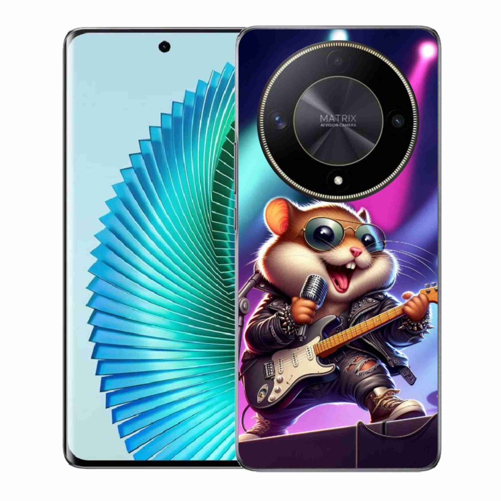 Gél borítás mmCase a Honor Magic 6 Lite 5G készülékhez - hörcsög hintaló