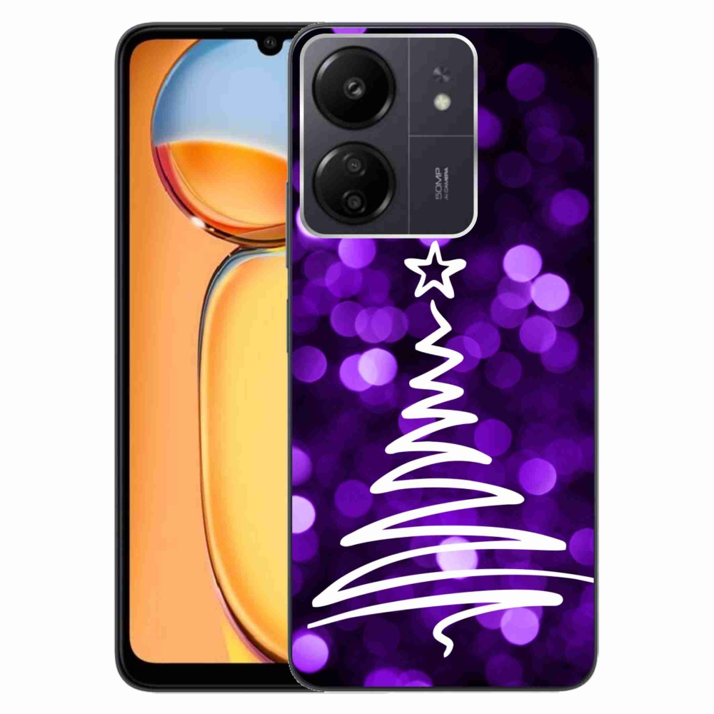 Gél borítás mmCase a Xiaomi Poco C65/Redmi 13C számára - fa