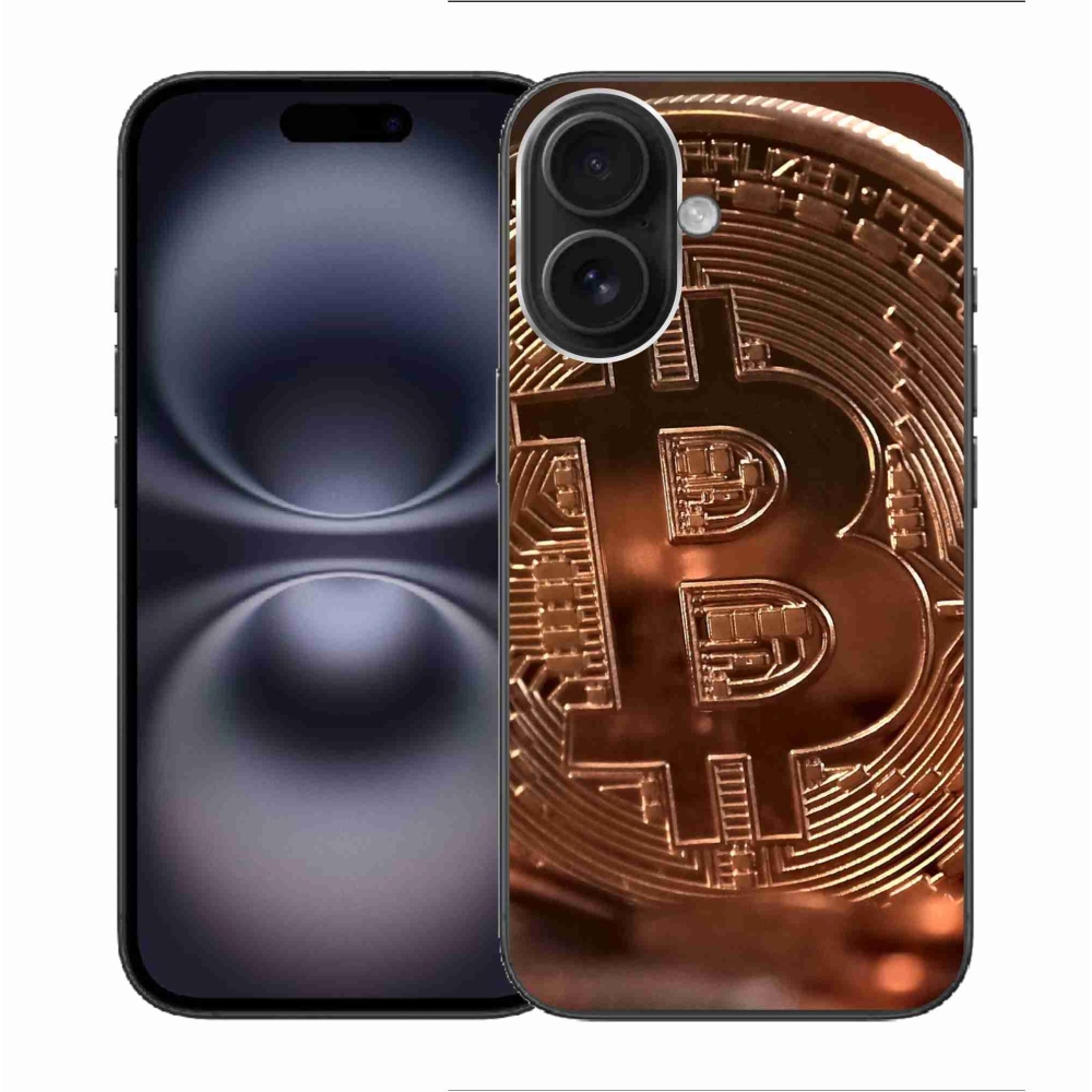 Gél borítás mmCase iPhone 16 készülékhez - bitcoin