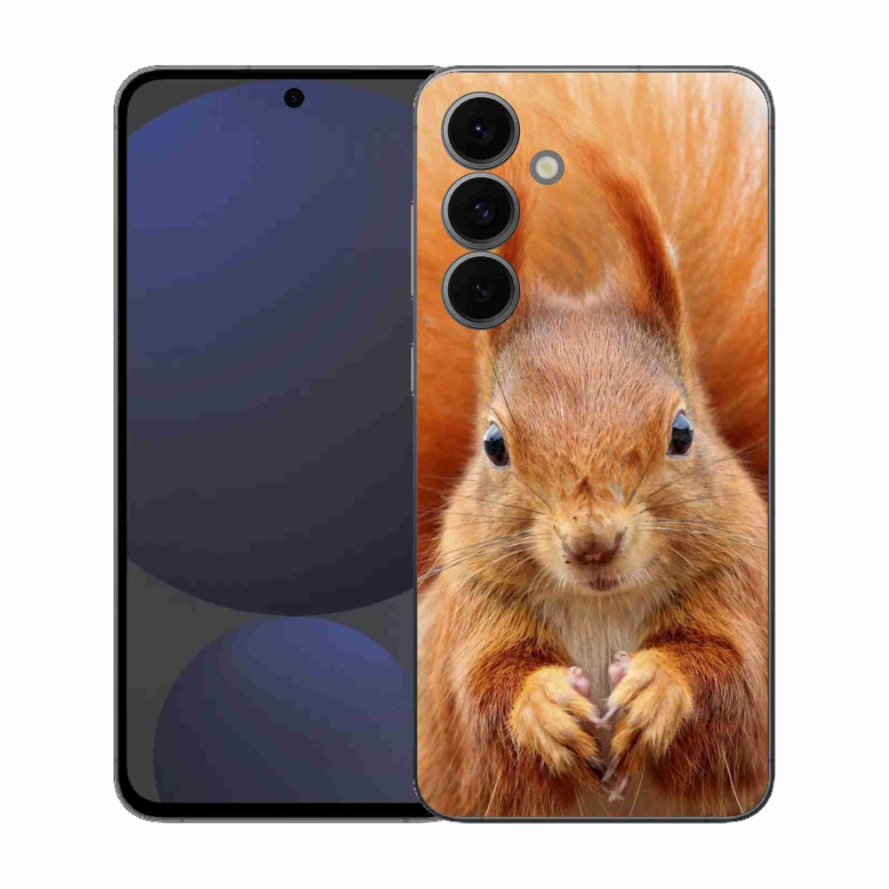 Zselés borítás mmCase Samsung Galaxy S25 FE - mókus