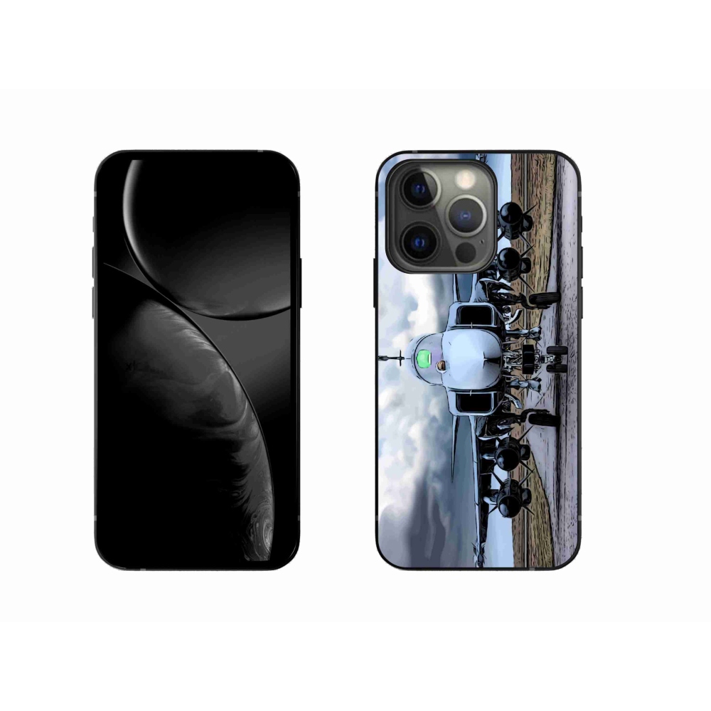 Zselés borítás mmCase iPhone 13 Pro 6.1 - katonai repülőgépekhez