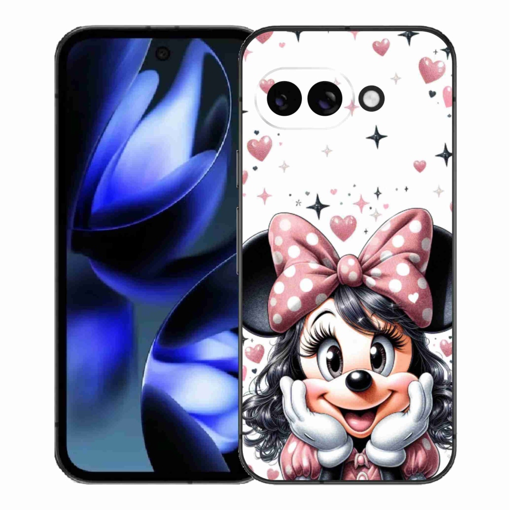 Zselés borítás mmCase a Google Pixel 9a készülékhez - minnie