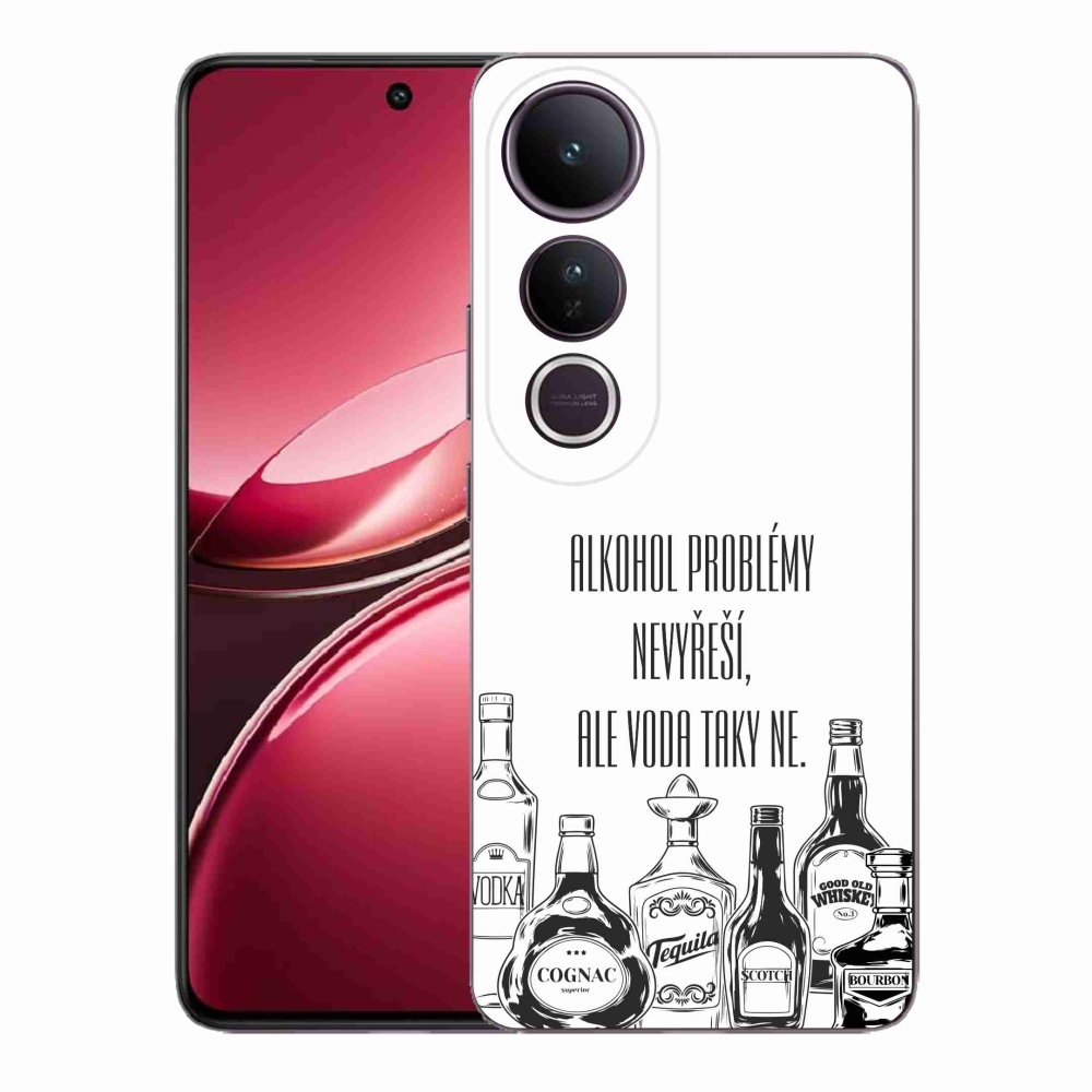 Gél borító mmCase Vivo V50 Lite 4G/5G - vicces szöveg fehér háttérrel