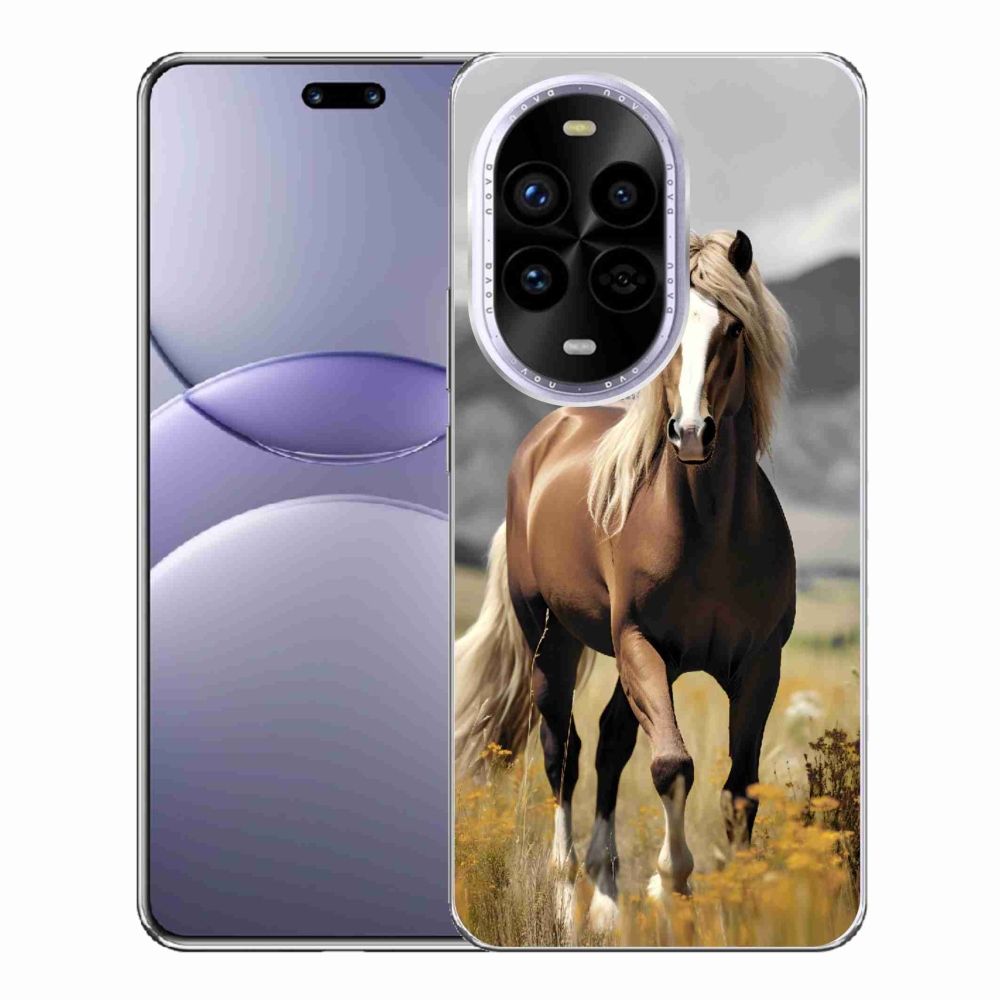 Zselés borítás mmCase a Huawei Nova 13 Pro 5G-hez - barna ló 1